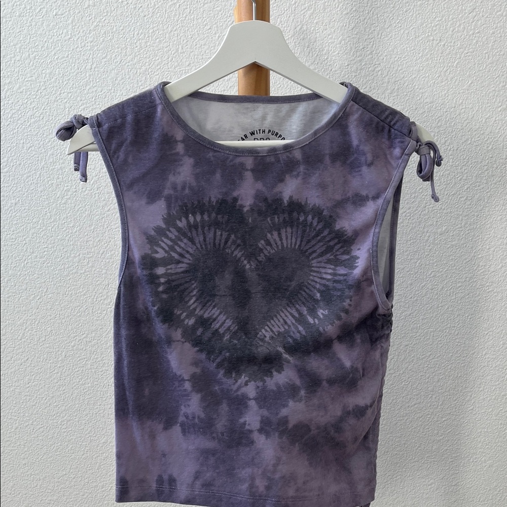 BDG Purple Tie-Dye Muscle Tee